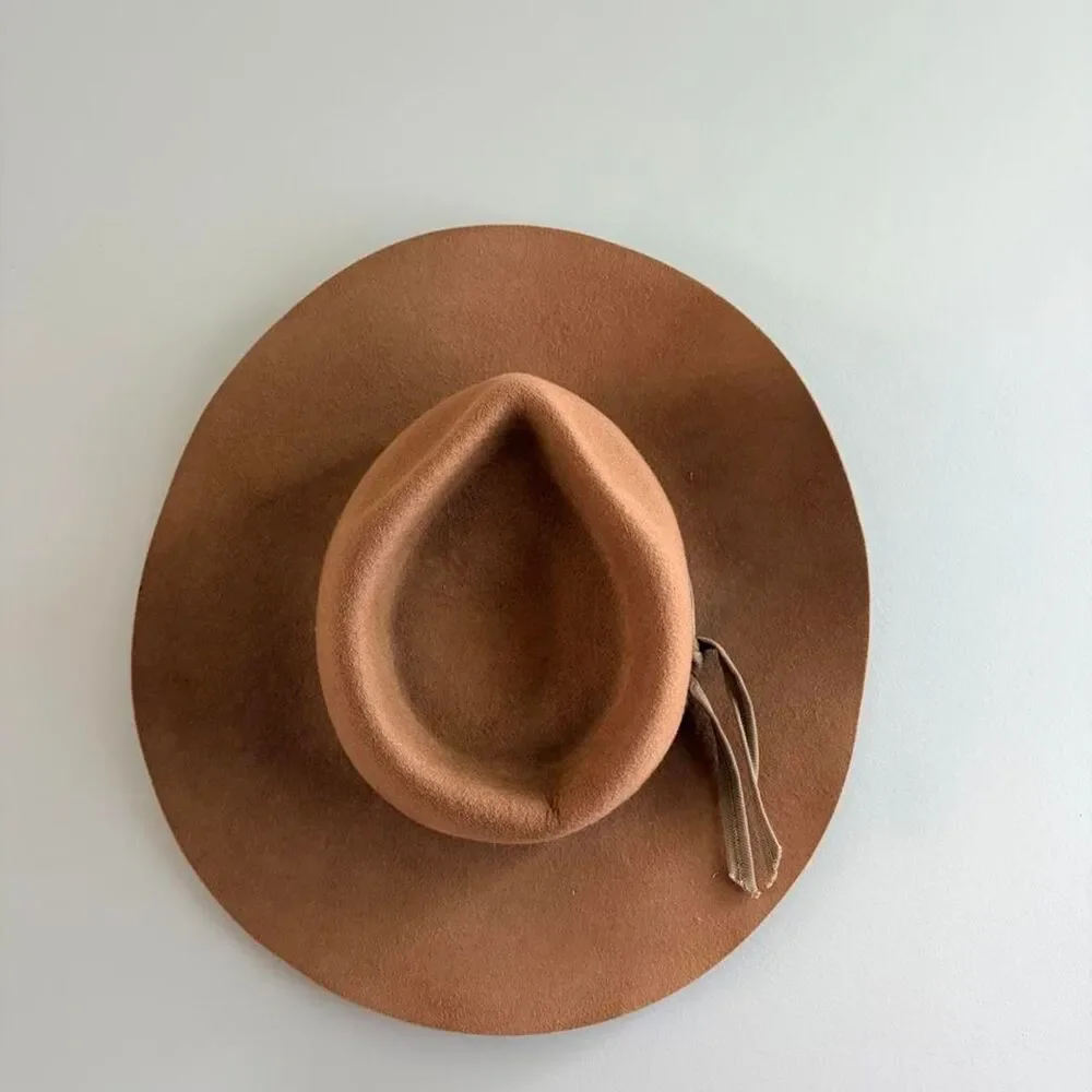 Jeanne Simmons 100% Wool Felt Wide Brim Fedora Hat #boho #western #outdoors